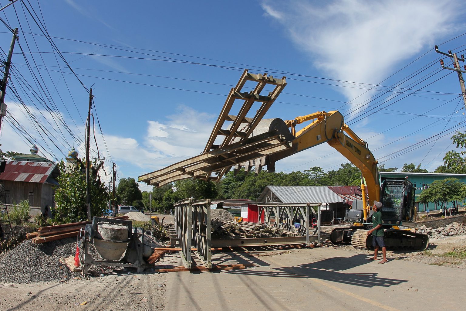 Update Jembatan Rampoang Di Palopo Gubernur Andi Sudirman Tahap