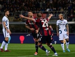 Kalah 1-2 dari Bologna, Inter Gagal ‘Kudeta’ Milan di Puncak Klasemen