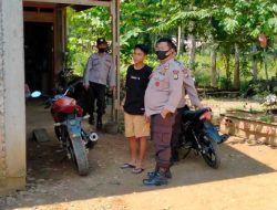 Patroli Rutin, Polsek Telluwanua Cek Situasi Keamanan dan Stok Sembako