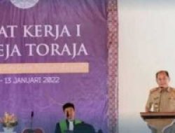 Sekda Torut Membuka Rapat Kerja I Gereja Toraja