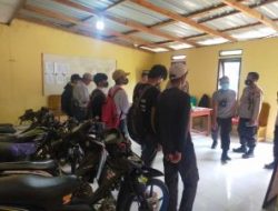 Enam Motor Knalpot Racing dan Pengendara Remaja Terjaring Razia di Sangalla Tana Toraja