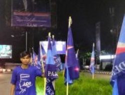 AHY ke Makassar, Loyalis IAS Pasang 2.500 Bendera Partai