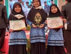 Wakili Sulsel Ikut Lomba Nasyid di Palembang, Tiga Siswi SD Asal Palopo Kembali Dengan Membawa Piala