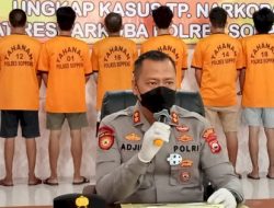 Tujuh Pengedar Sabu Ditangkap Polres Soppeng, Ternyata Disuplai dari Lapas Palopo