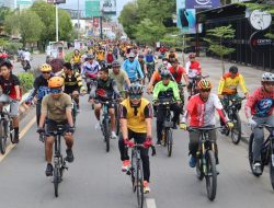 Polres Palopo Sukses Gelar Fun Bike dan Senam Bersama