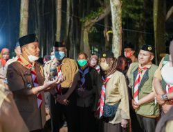 Gubernur Andi Sudirman Berkemah Bersama Pelajar di Moncong Sipolong Gowa