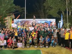 Awarding Ceremony Tandai Berakhirnya Turnamen Volly Ball Kapolres Cup I Toraja Utara