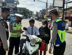89 Pelanggar Tercatat Hingga Hari Kelima Operasi Patuh 2022 di Torut, Mulai Tak Pakai Helm Sampai Gunakan HP Saat Berkendara