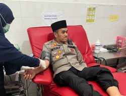 Jiwa Sosial Kapolres Palopo AKBP Muhammad Yusuf Usman, Dapat Info Pasien Butuh Darah, Langsung Bergegas ke PMI Berikan Transfusi