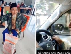 Wow! Kakek 103 Tahun Bercelana Training ke Dealer Mobil Bawa Uang Sekarung, Ternyata Beli Mobil Pajero Sport