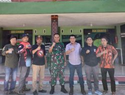 MPC PP Torut Silaturahmi dengan Dandim Tator Bangun Sinergitas Untuk NKRI