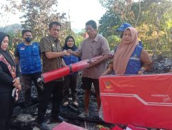 Dinas Sosial dan Tagana Responsif Bantu Korban Kebakaran di Lelong, Kel Jaya