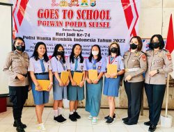 Sambut HUT ke-74 Polwan, Srikandi Polres Toraja Utara Gelar Police Goes To School