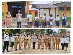 Kapolsek Tondon Nanggala Jadi Irup di Sekolah, Menghimbau Tingkatkan Disiplin, Semangat dan Jiwa Patriotisme