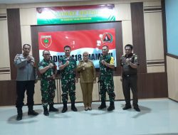 Putra Daerah Palopo jadi Ketua Tim Wasev PJO TMMD Ke-114 TA 2022 Kunjungi Mantan Dandim Palopo di Mamuju