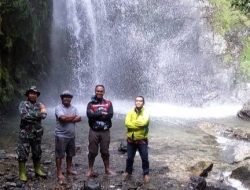 Dandim 1414 Tator Bersama Masyarakat Lembang Uluwai Jadikan Air Terjun Pong Toding Destinasi Wisata