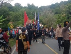 Blokade Jalan Nasional di Sampoddo dan Balandai, Macet 6 Km
