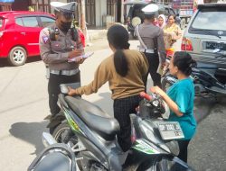 Hari Ketiga Ops Zebra di Tana Toraja, Polisi Sasar Sekolah dan Pasar Hingga Keluarkan 20 Surat Teguran