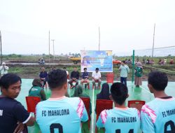 PT Vale Bangun Fasilitas Olahraga Bola Voli di Mahalona Raya