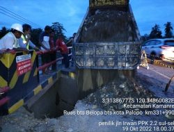 Anggota DPR RI Muh Fauzi Beri Apresiasi Respon Cepat Balai Jalan Sulsel Tangani Jembatan Cilellang, Target 2 Hari ke Depan Rampung