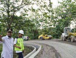 Gubernur Andi Sudirman Tinjau Rekonstruksi ruas Ujung Lamuru – Palattae