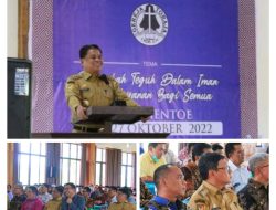 Hadiri Raker ll Gereja Toraja di Tangmentoe, Ombas: Semoga Dapat Menghasilkan Program Kerja Terbaik