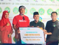 Di Hari Santri, BSI Palopo Serahkan Satu Unit Motor Sampah ke Yayasan Pesantren Modern Datok Sulaiman