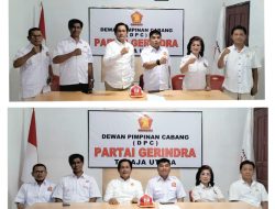 Gerindra Buka Pendaftaran Bacaleg DPRD Torut, Target 7 Kursi dan Rebut Pimpinan Dewan
