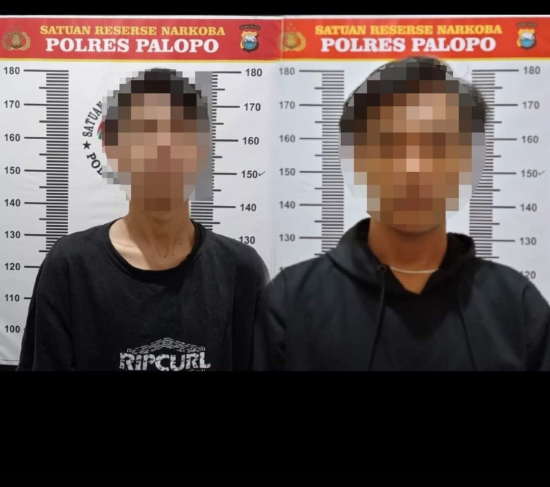 SatNarkoba Polres Palopo Berhasil Tangkap Dua Pemuda Kasus Dugaan Narkoba
