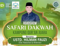 Ust Hilman Fauzi Safari Dakwah di Palopo pada 20-25 November