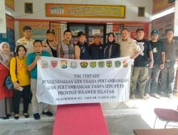 Tim Pengendali Terpadu Provinsi Sulsel Lakukan Pengendalian Izin Usaha Pertambangan dan Pertambangan Tanpa Izin di Kabupaten Lutra