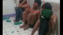 Tiga Gangster Surabaya Nangis Meronta-ronta Kala Dicambuk Pakai Gesper Usai Tertangkap