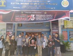 Divisi Keimigrasian Kantor Wilayah Kementerian Hukum dan HAM Sulawesi Selatan Mengunjungi Kantor Imigrasi Kelas III Non TPI Palopo