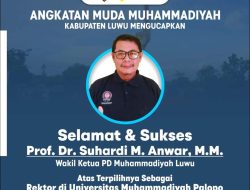 Prof Suhardi Terpilih Rektor UMPalopo