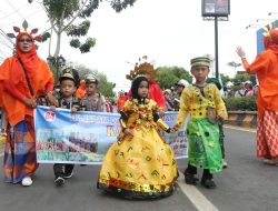 Ribuan Pelajar Meriahkan Karnaval HJL/HPRL 2023 di Palopo