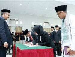 45 Anggota PPK Palopo Dilantik, Ketua KPU Abbas Djohan: Tak Netral Pasti Dipecat
