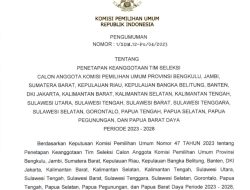 Timsel Calon Anggota KPU Sulsel Terbentuk,  Tahap Seleksi Februari hingga April 2023