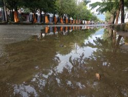 Hujan Lebat, Jalan di Samping Wali Kota Tergenang