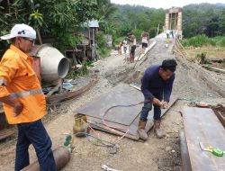 Jembatan Gantung Pitu Riase Progres 75 Persen, Komitmen Gubernur Hadirkan Infrastruktur Daerah Terisolir