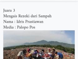 Awal 2023, Fotografer Palopo Pos Sabet Juara 3 Lomba Foto Jurnalistik Bertemakan Sampah dan Lingkungan