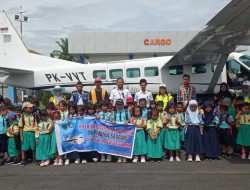 Wow! Lihat Serunya Murid TK Pembina Sabbang Saat Berkunjung ke Bandara Andi Djemma Masamba