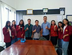 Lima Mahasiswa UKI Toraja Magang MBKM di Palopo Pos
