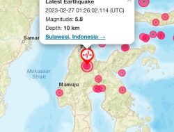 Sulteng Diguncang Gempa Magnitudo 5,5, Getarannya Dirasakan Sampai Palopo
