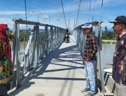 Aspirasi Muhammad Fauzi, Jembatan Beringin Jaya Senilai Rp4,3 M Kini Bisa Dinikmati Warga