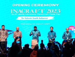 Inacraft 2023, Penjualan Produk Kerajinan Sulsel Tembus Rp 1,5 Miliar