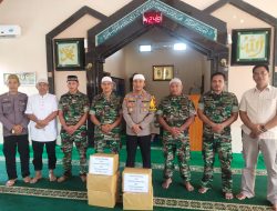 Bangun Sinergitas, Polres Lutra Bersama TNI Salat Jumat Bersama di Polres Luwu Utara