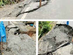 Jalan Poros Alang-alang -Salu Amblas, Ketua Komisi lll DPRD Torut: Harus Diperbaiki Cepat Supaya Tidak Makin Parah