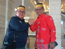 Sempat Bincang-bincang Serius, Irbar dan HM Yunus Salam Komando di Hotel Four Point Makassar