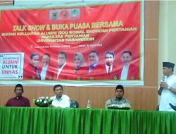 IKA Sosek Pertanian Unhas Talkshow Alumni Hadirkan Mitra Fakhruddin dan Buka Puasa Bersama
