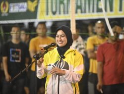 Bupati Indah Tutup Turnamen Muhammad Fauzi Cup Voli dan Futsal Rangkaian HUT 24 Lutra